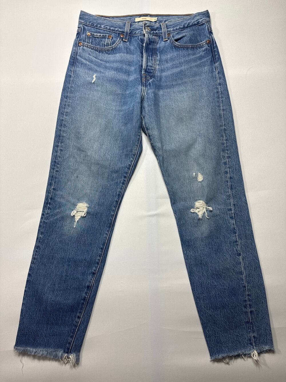 Levi's Women's Wedgie Tapered Leg Blue Jeans - Size 28‎ (29x27.5)